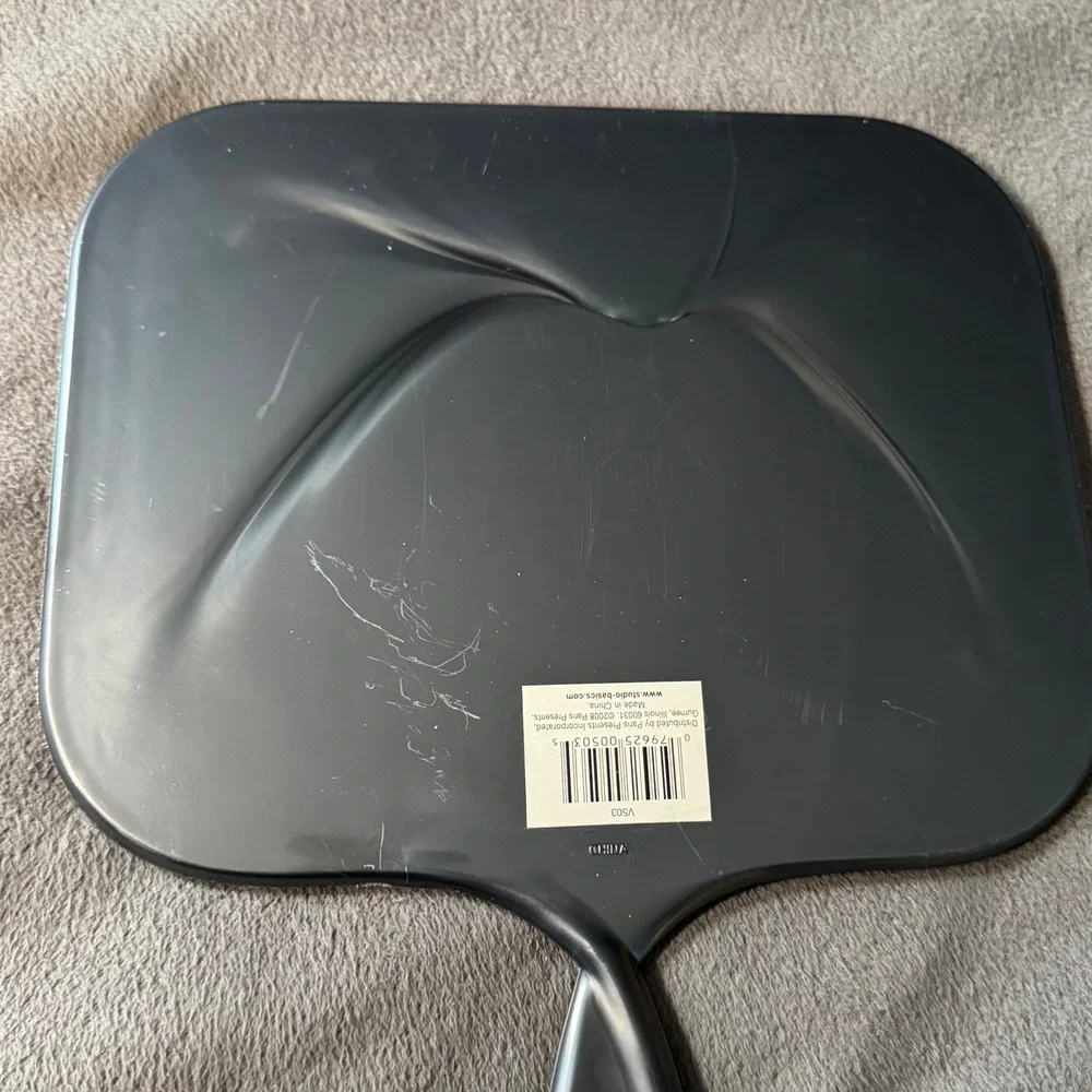 Studio Basics Extra Large Handheld Mirror Black Great for Home Salon Use